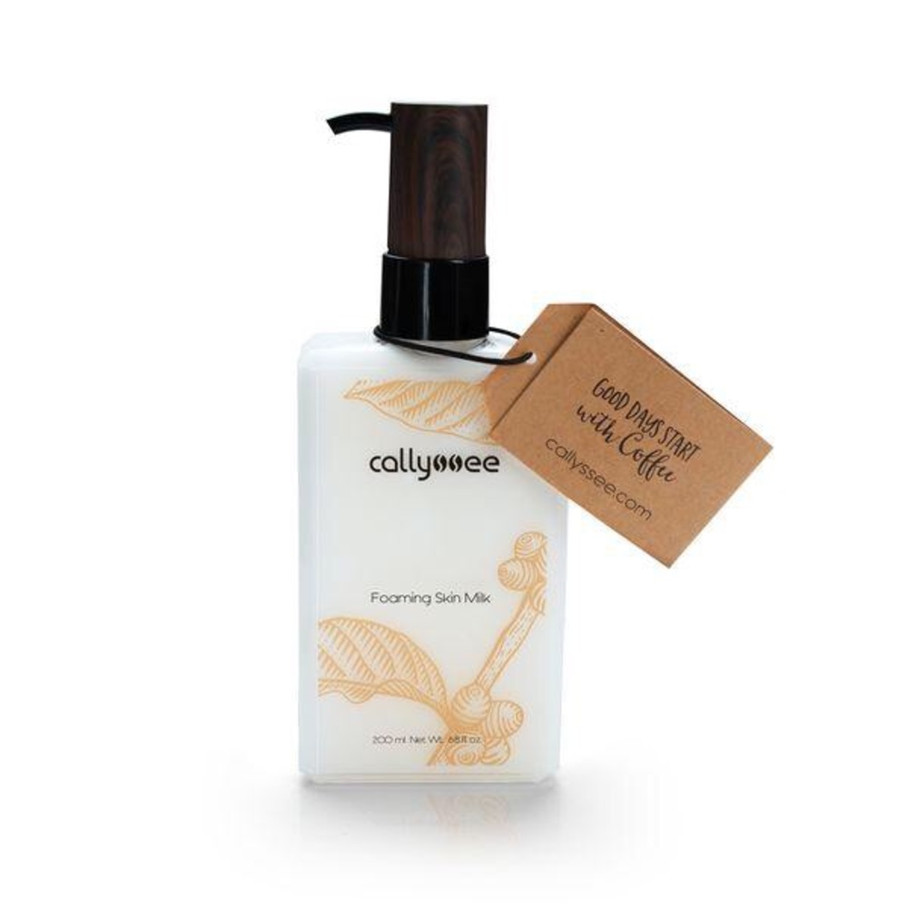 Callyssee, Foaming Milk Smoothing Facial Cleanser Softens+Brightens Glowing Skin